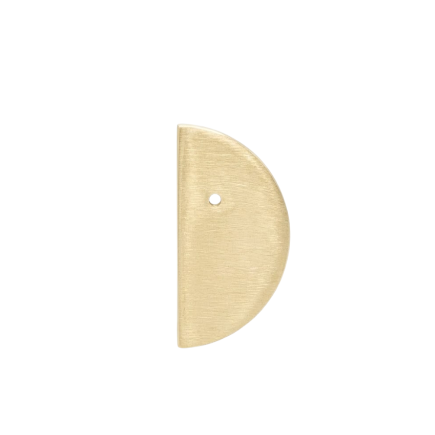 Plaque demi-lune